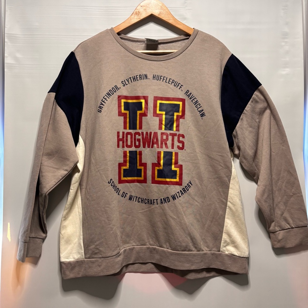 Wizarding World Of Harry Potter HOGWARTS School Crew Sweatshirt Womens Size 3XL